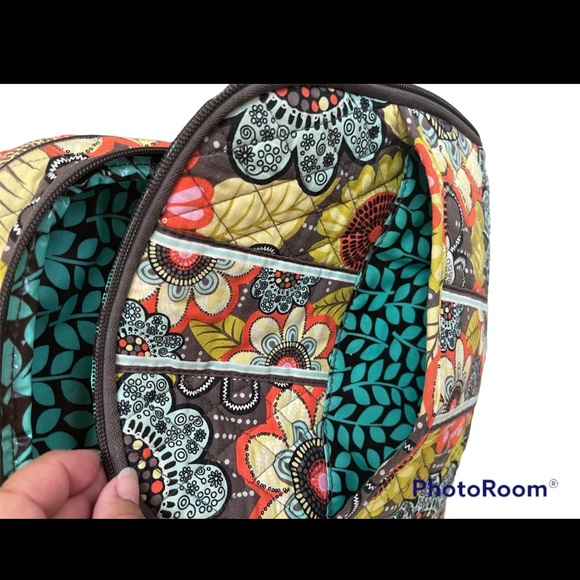 Vera Bradley Retired Pattern Large Size Backpack/Diaper Bag Quilted floral - Picture 9 of 12
